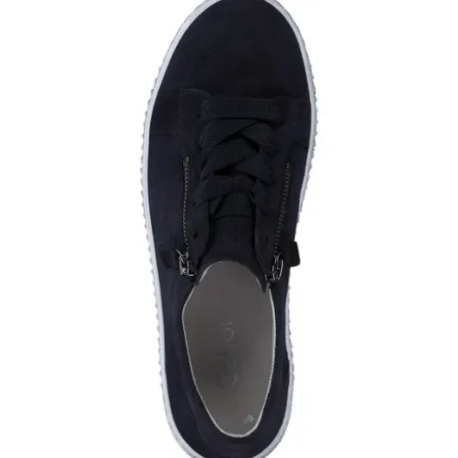 Gabor 43.334, Schnürschuhe, Damen, Blau - Marineblau