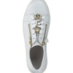 Gabor 63.339, Schnürschuhe, Damen, Weiß Beige