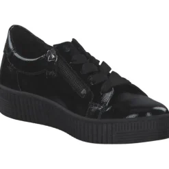 Gabor 53.334.97, Schnürschuhe, Damen, Schwarz (Schwarz Lack)