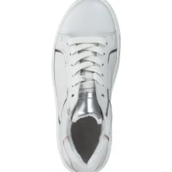 Gabor 63.210, Schnürschuhe, Damen, latte/silber/puder