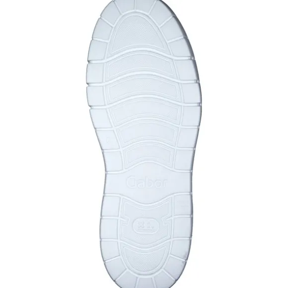 Gabor 63.222, Schnürschuhe, Damen, weiss/silber