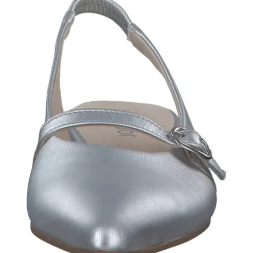 Gabor 61.530, Sling-Ballerinas, Damen, Silber