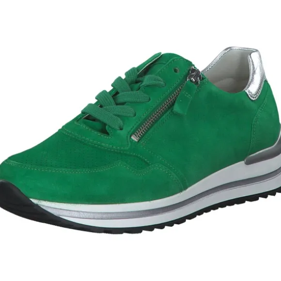 Gabor 26.528, Sneakers Low, Damen, verde/silber (pf)