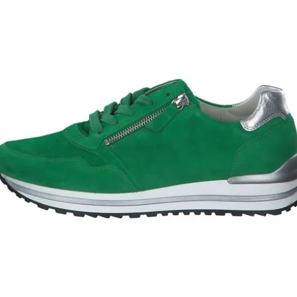 Gabor 26.528, Sneakers Low, Damen, verde/silber (pf)