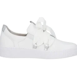 Gabor 63.333, Sneakers Low, Damen, Weiß (Weiss/Silber)