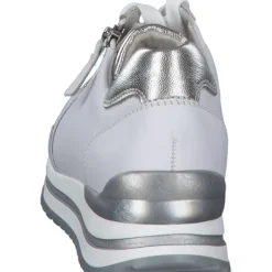 Gabor 26.528, Sneakers Low, Damen, weiss/silber (perf)