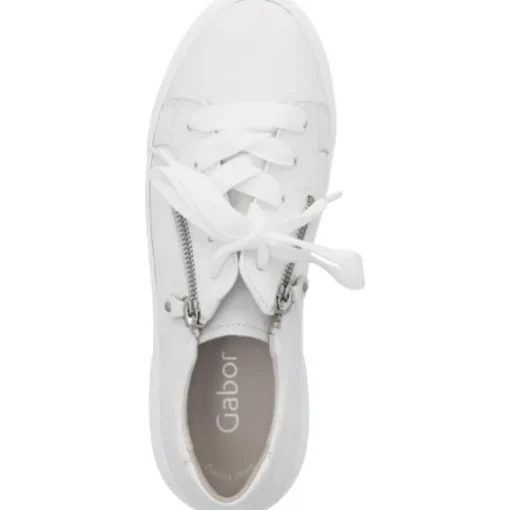 Gabor 43.314, Sneakers Low, Damen, Weiß (Weiss)