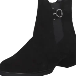Gabor 35.501, Stiefeletten, Damen, Schwarz (altsilber)