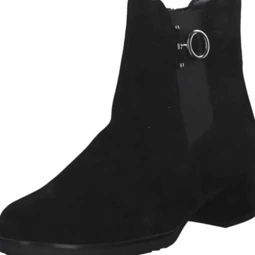 Gabor 35.501, Stiefeletten, Damen, Schwarz (altsilber)