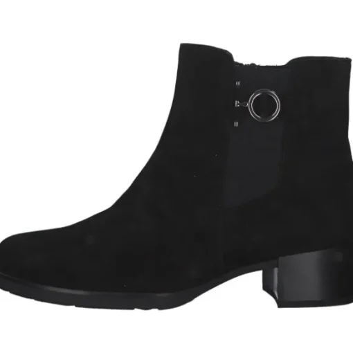 Gabor 35.501, Stiefeletten, Damen, Schwarz (altsilber)