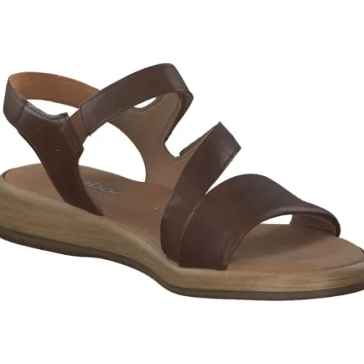 Gabor Comfort 42.063, Keilsandaletten, Damen, peanut