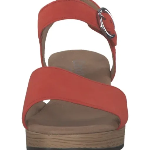 Gabor Comfort 62.071, Plateau-Sandaletten, Damen, pumpkin (S.Holz)
