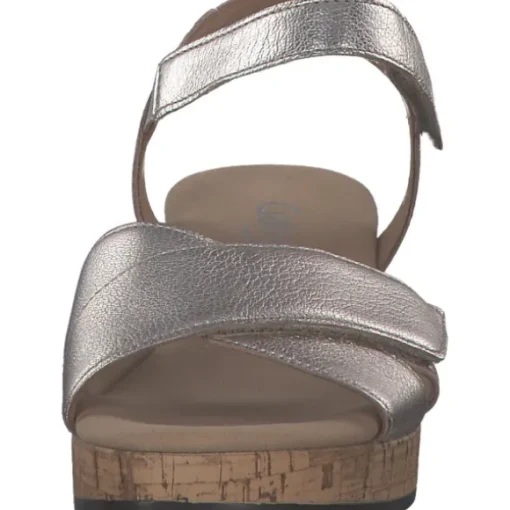 Gabor Comfort 62.072, Plateau-Sandaletten, Damen, puder (S.Kork)