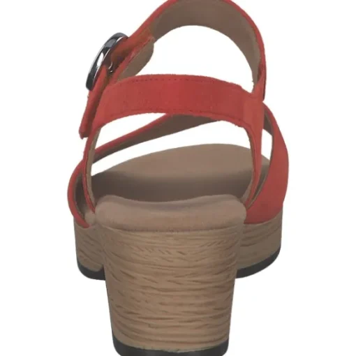 Gabor Comfort 62.071, Plateau-Sandaletten, Damen, pumpkin (S.Holz)
