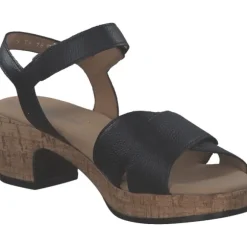 Gabor Comfort 62.072, Plateau-Sandaletten, Damen, schwarz (S.Kork)