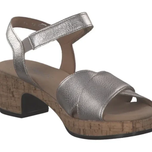 Gabor Comfort 62.072, Plateau-Sandaletten, Damen, puder (S.Kork)