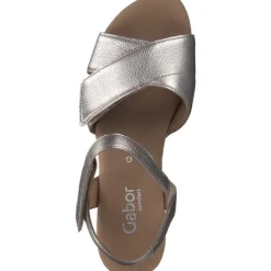 Gabor Comfort 62.072, Plateau-Sandaletten, Damen, puder (S.Kork)