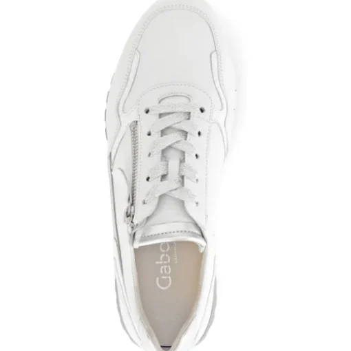 Gabor Comfort 46.378, Schnürschuhe, Damen, Weiß