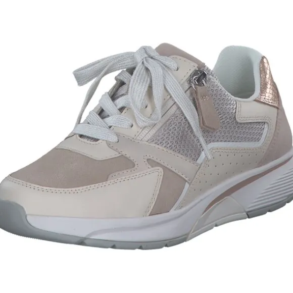 Gabor Comfort Rolling Soft 66.878, Schnürschuhe, Damen, oasi/ivory kombi