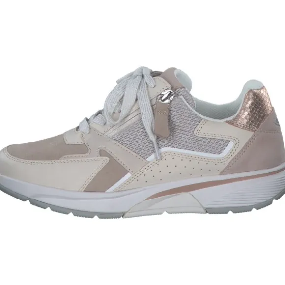 Gabor Comfort Rolling Soft 66.878, Schnürschuhe, Damen, oasi/ivory kombi