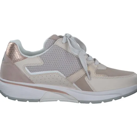 Gabor Comfort Rolling Soft 66.878, Schnürschuhe, Damen, oasi/ivory kombi