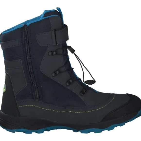 Geka Sundsvall, Winterstiefel, Kinder, marine/blau/lemon