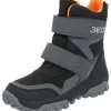 Geox J36FRC, Winterstiefel, Kinder, black/orange