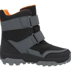 Geox J36FRC, Winterstiefel, Kinder, black/orange