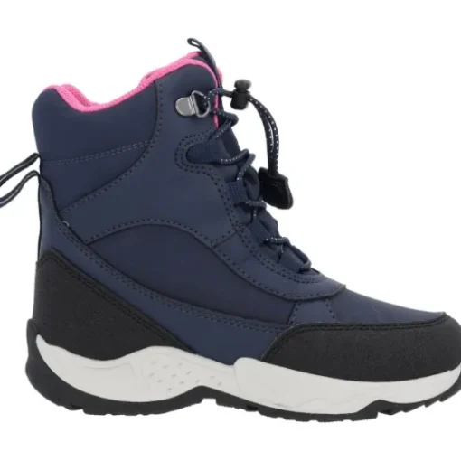 Geox J36FVB, Winterstiefel, Kinder, navy/fuchsia