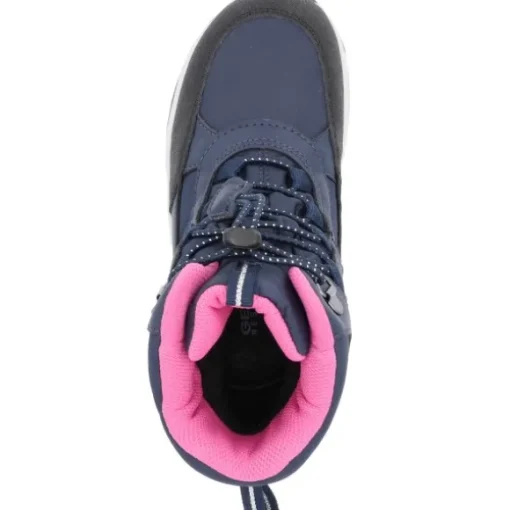 Geox J36FVB, Winterstiefel, Kinder, navy/fuchsia