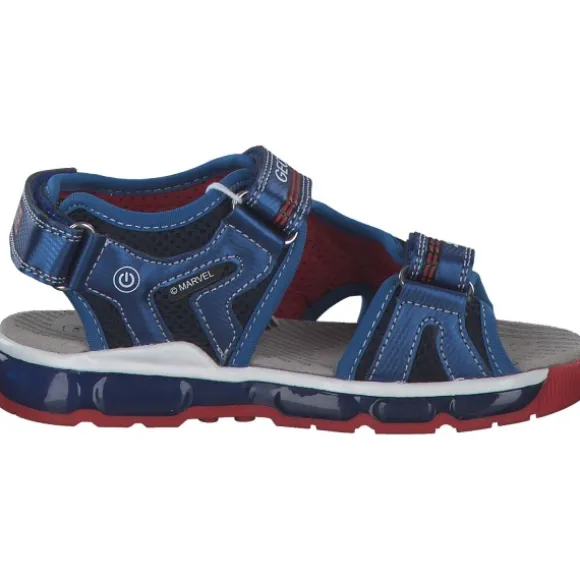 Geox J350QA, Sandalen (Kinder), Kinder, ROYAL/LIME