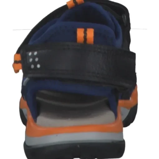 Geox J250RB, Sandalen (Kinder), Kinder, NAVY/ORANGE