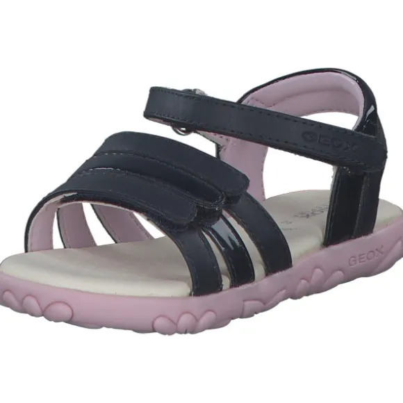 Geox J258ZA, Sandalen (Kinder), Kinder, Blau/Pink