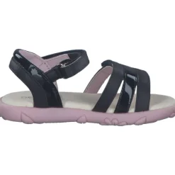 Geox J258ZA, Sandalen (Kinder), Kinder, Blau/Pink