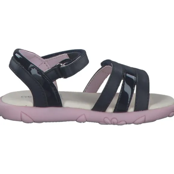 Geox J258ZA, Sandalen (Kinder), Kinder, Blau/Pink