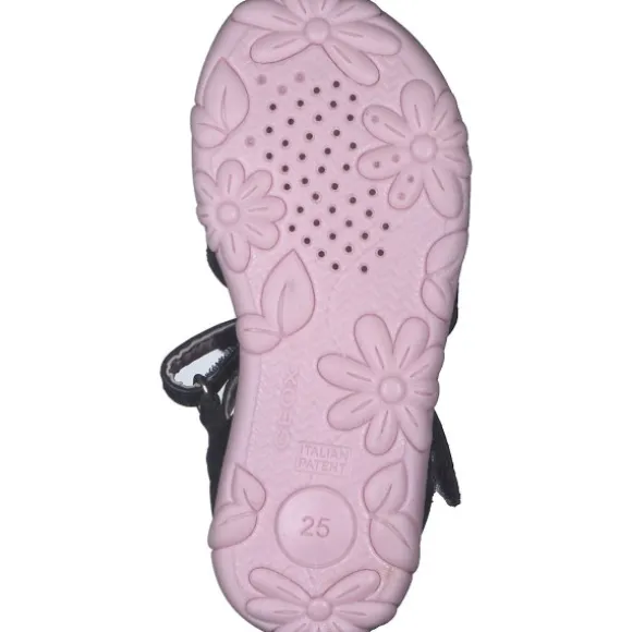 Geox J258ZA, Sandalen (Kinder), Kinder, Blau/Pink