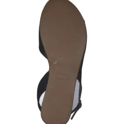 2 Go Shoes 8003813, Keilsandaletten, Damen, Schwarz