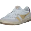 Gola Hawk CLB336, Schnürschuhe, Damen, white/pollen/plum
