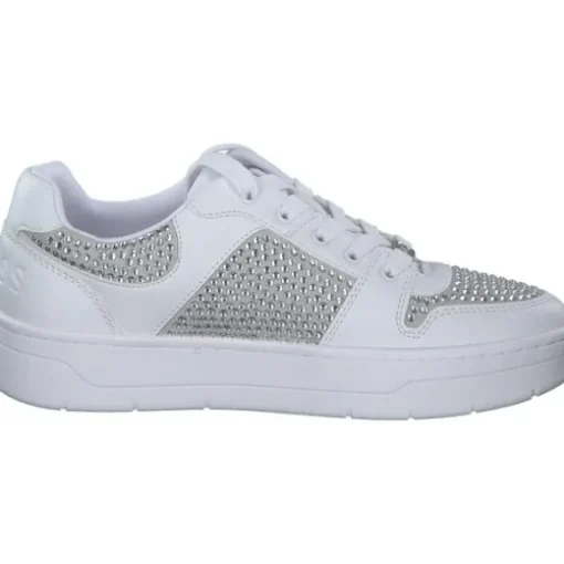 Guess FLFNRS-ELE12 NARESA2, Schnürschuhe, Damen, Weiß (White)