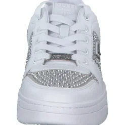Guess FLFNRS-ELE12 NARESA2, Schnürschuhe, Damen, Weiß (White)