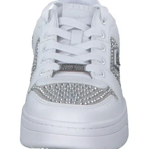 Guess FLFNRS-ELE12 NARESA2, Schnürschuhe, Damen, Weiß (White)