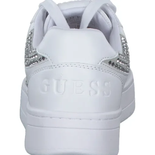 Guess FLFNRS-ELE12 NARESA2, Schnürschuhe, Damen, Weiß (White)