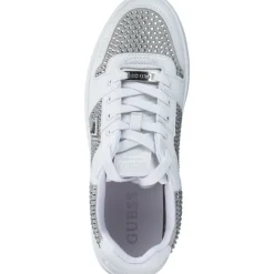 Guess FLFNRS-ELE12 NARESA2, Schnürschuhe, Damen, Weiß (White)
