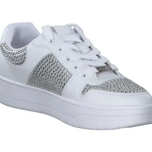 Guess FLFNRS-ELE12 NARESA2, Schnürschuhe, Damen, Weiß (White)