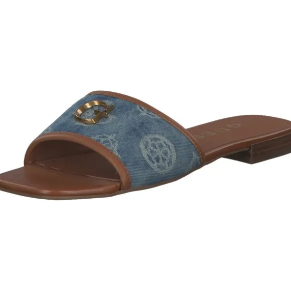 Guess FLJTA2, Pantoletten, Damen, blue