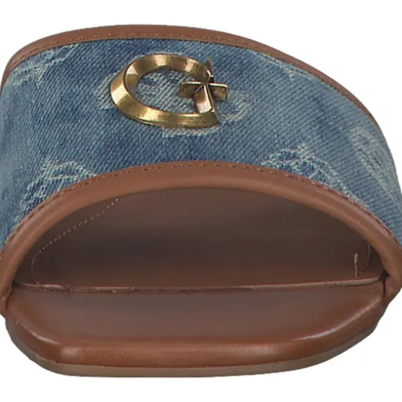Guess FLJTA2, Pantoletten, Damen, blue