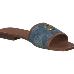 Guess FLJTA2, Pantoletten, Damen, blue