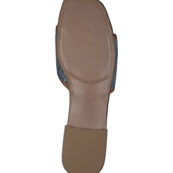 Guess FLJTA2, Pantoletten, Damen, blue