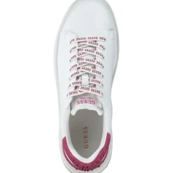 Guess FLTELB-LEA12, Schnürschuhe, Damen, white / pink