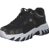 Guess FLTNOW-FAL12, Schnürschuhe, Damen, Schwarz